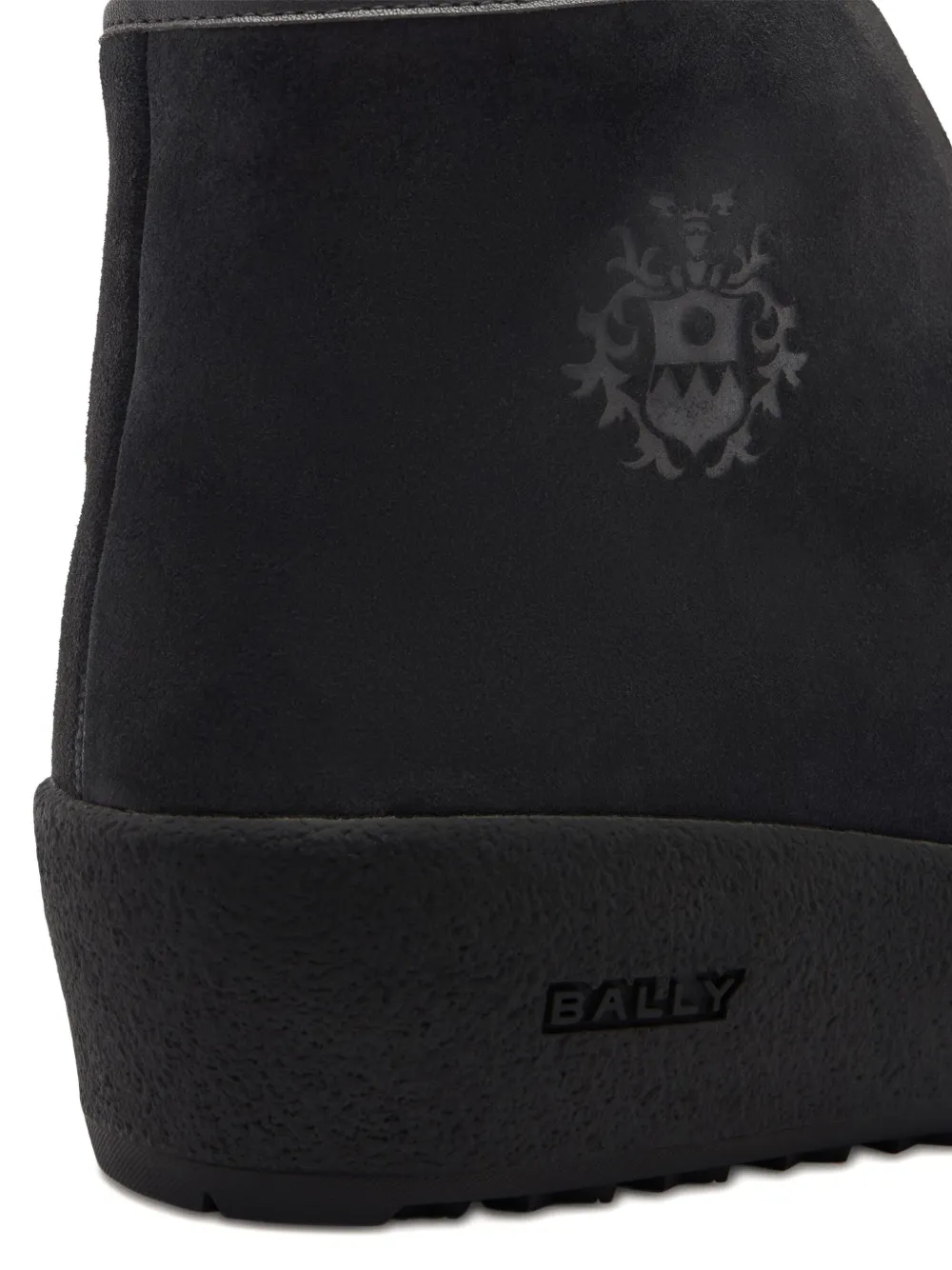 Bally Curling laarzen met rits Zwart
