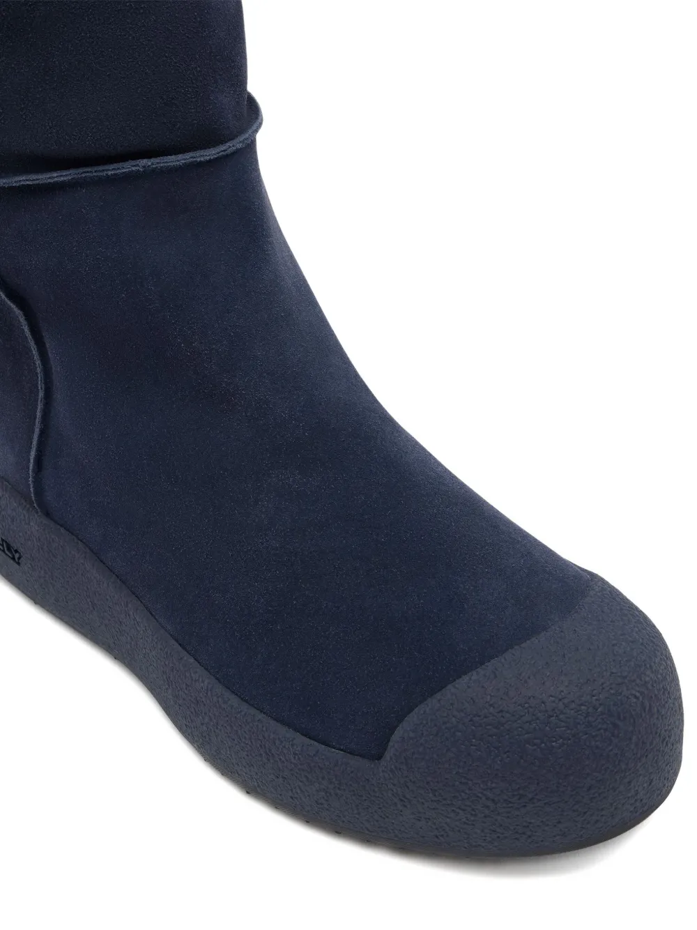 Bally Over-the-knee Suede Boots In Blue