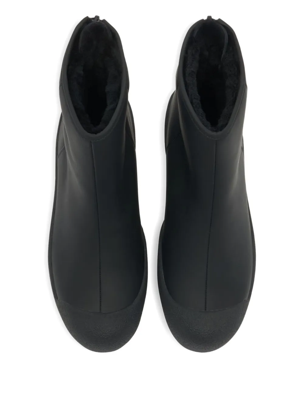 Bally Laarzen met ronde neus Zwart