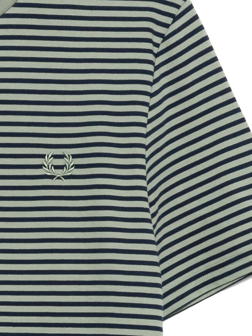 Fred Perry T-shirt met geborduurd logo Groen