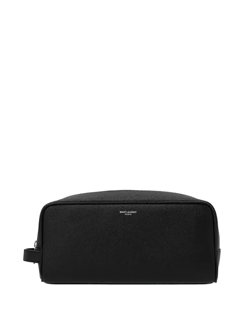Saint Laurent Logo wash bag