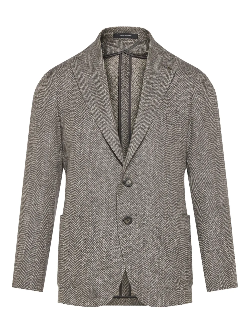 Tagliatore herringbone-pattern jacket | Grey | Image 1
