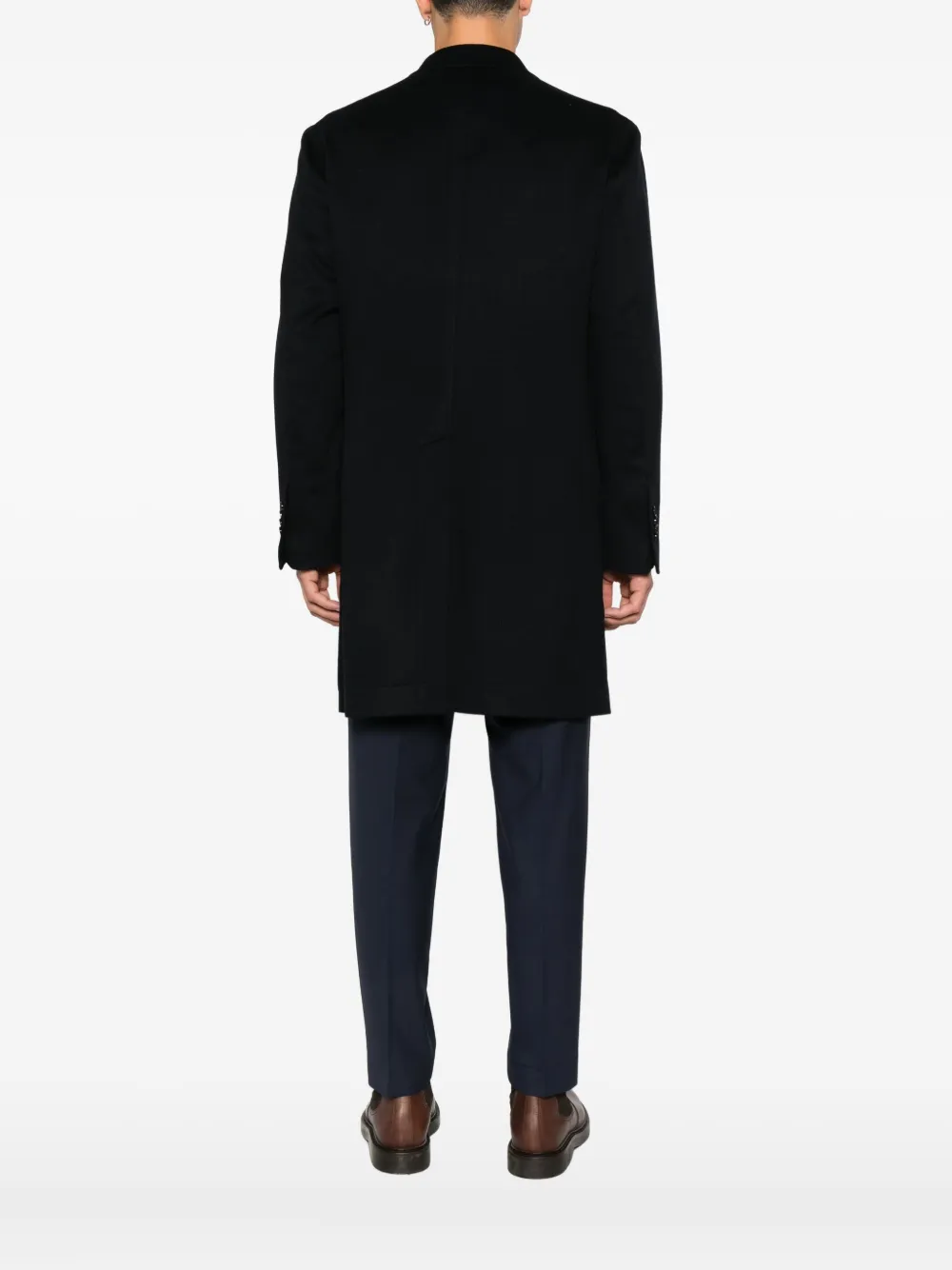 Tagliatore Wollen jas Zwart