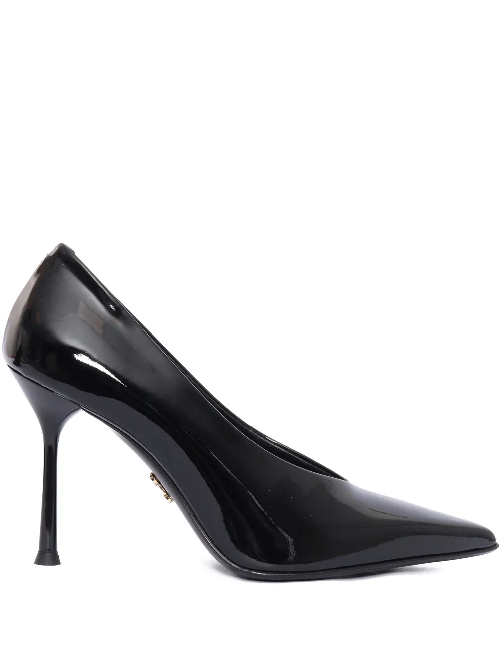 Sergio Levantesi 100mm Moderna56 Leather Pumps In Black
