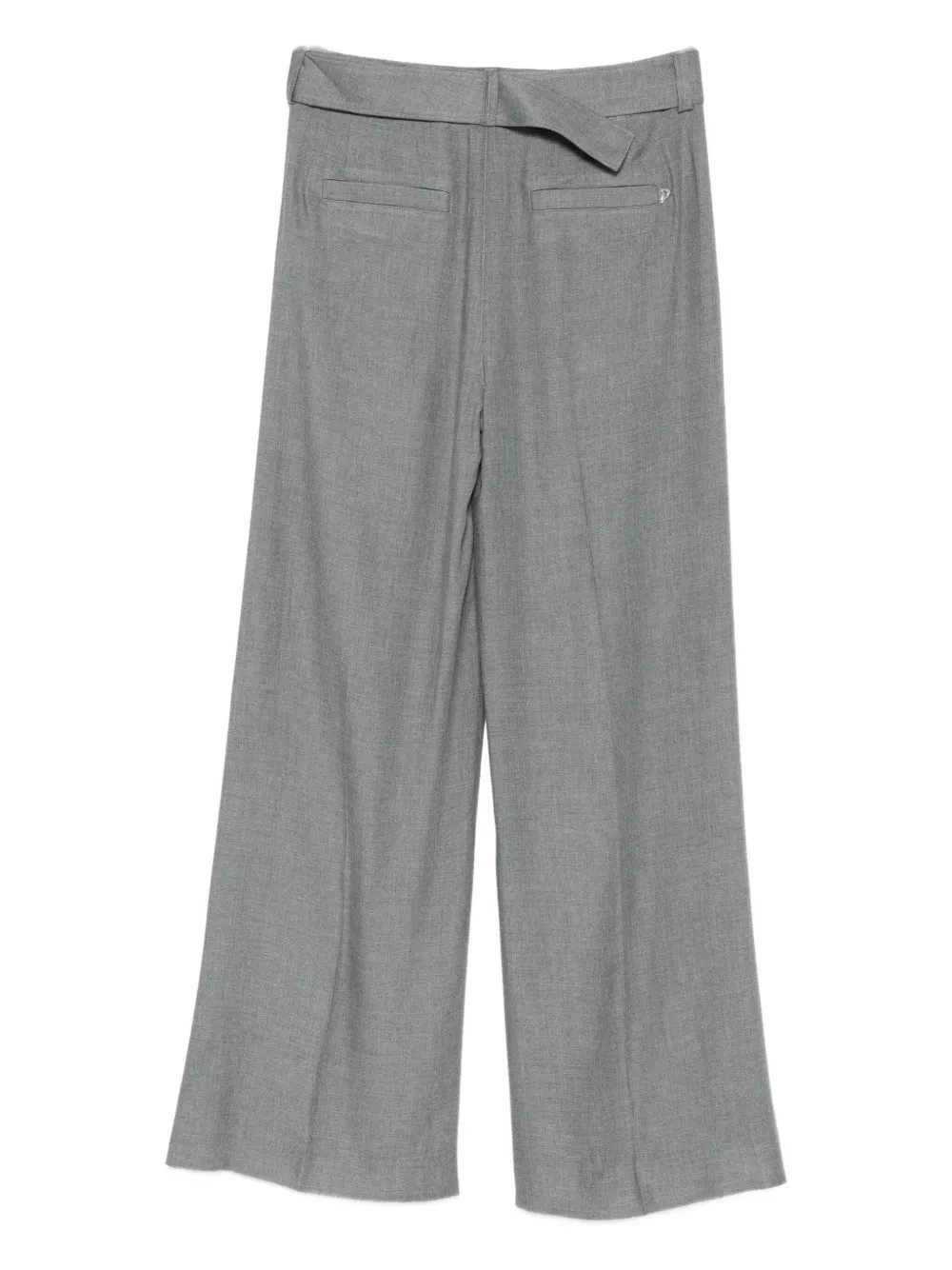 Dondup Belted Pants In Gray
