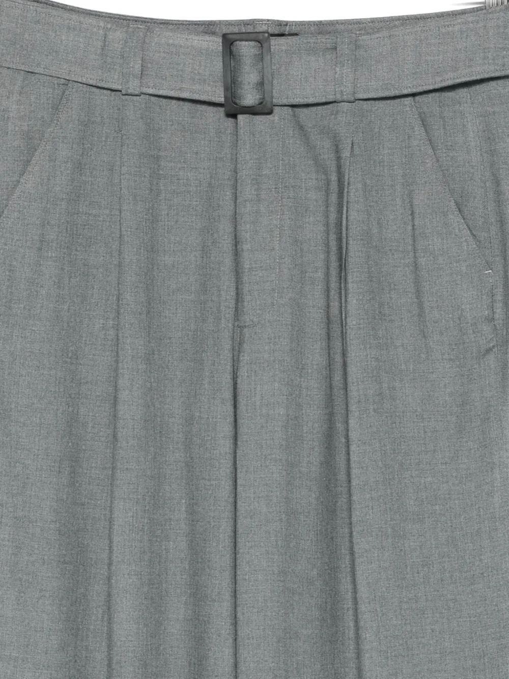 Dondup Belted Pants In Gray