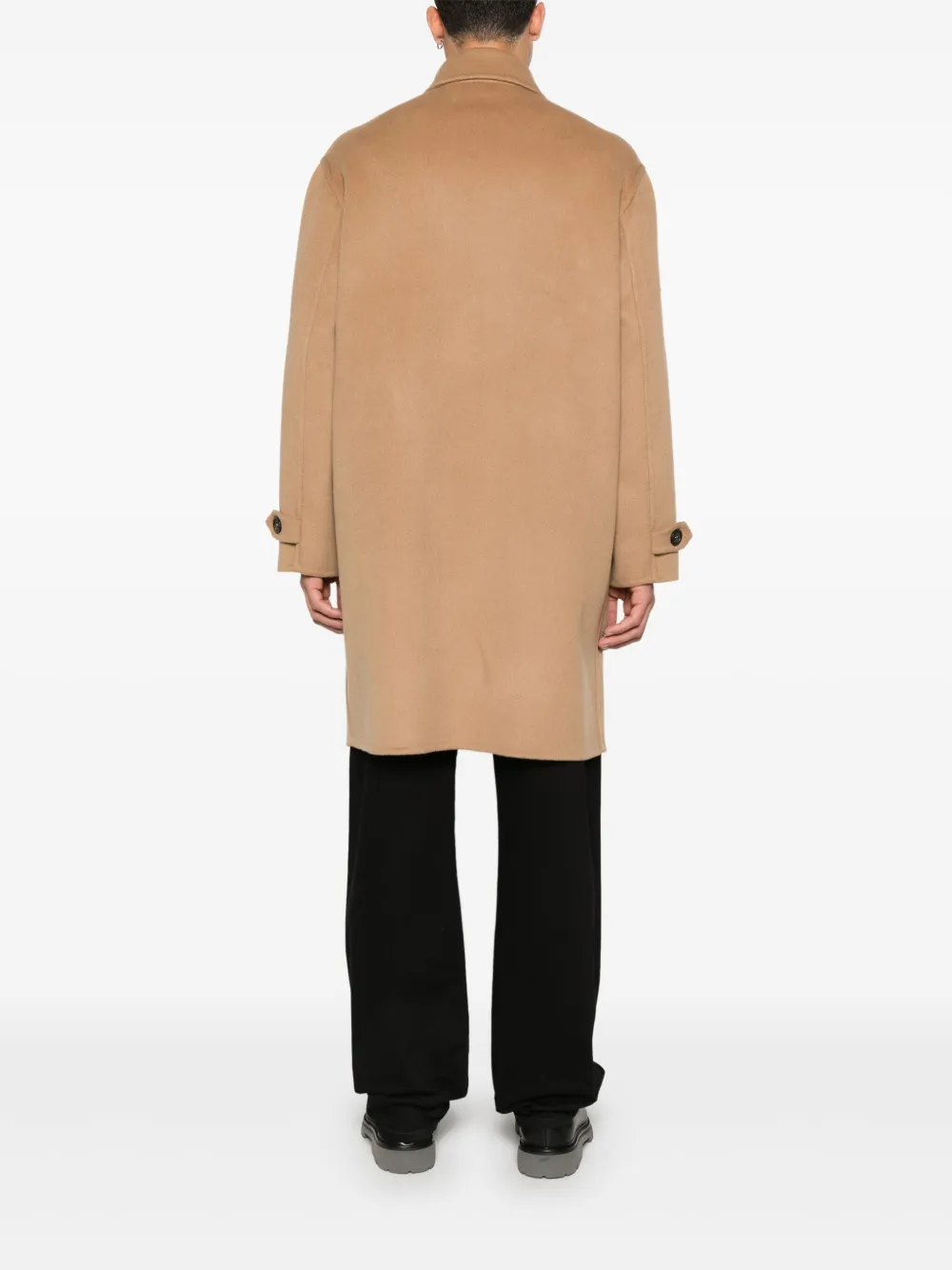 Paolo Pecora Jas met dubbele rij knopen Bruin