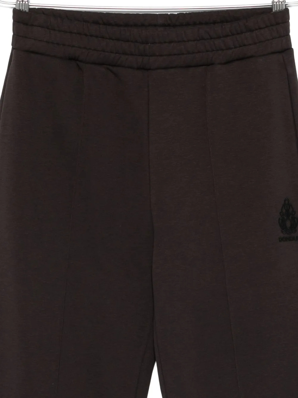 Dondup Elasticated-waistband Trousers In Black