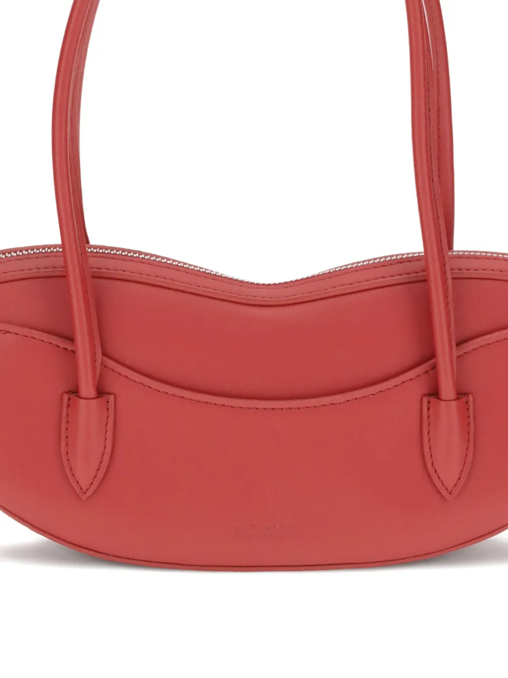Fiorucci Lips Zip Tote Bag In Red