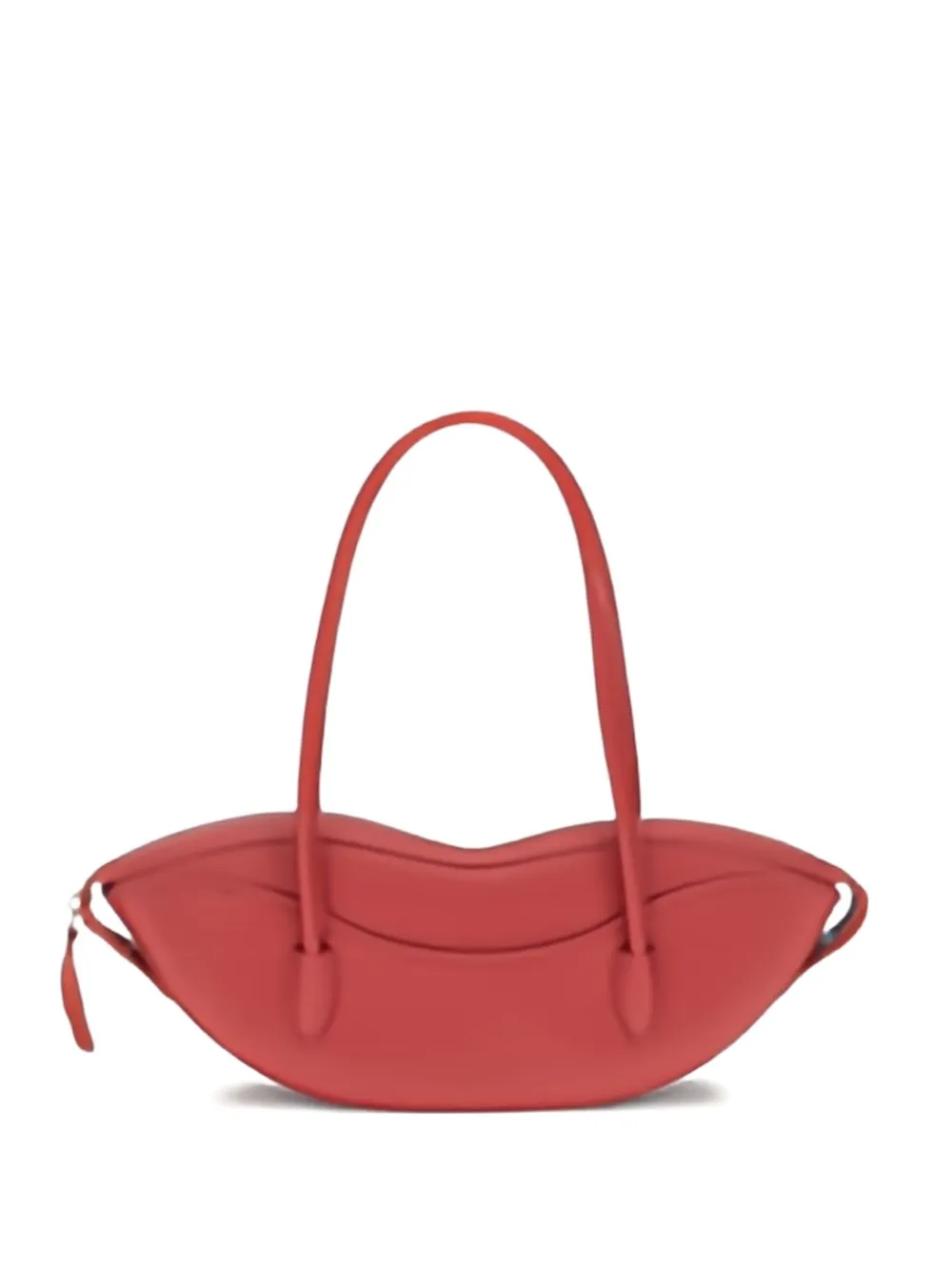 Fiorucci Lips Zip Tote Bag In Red