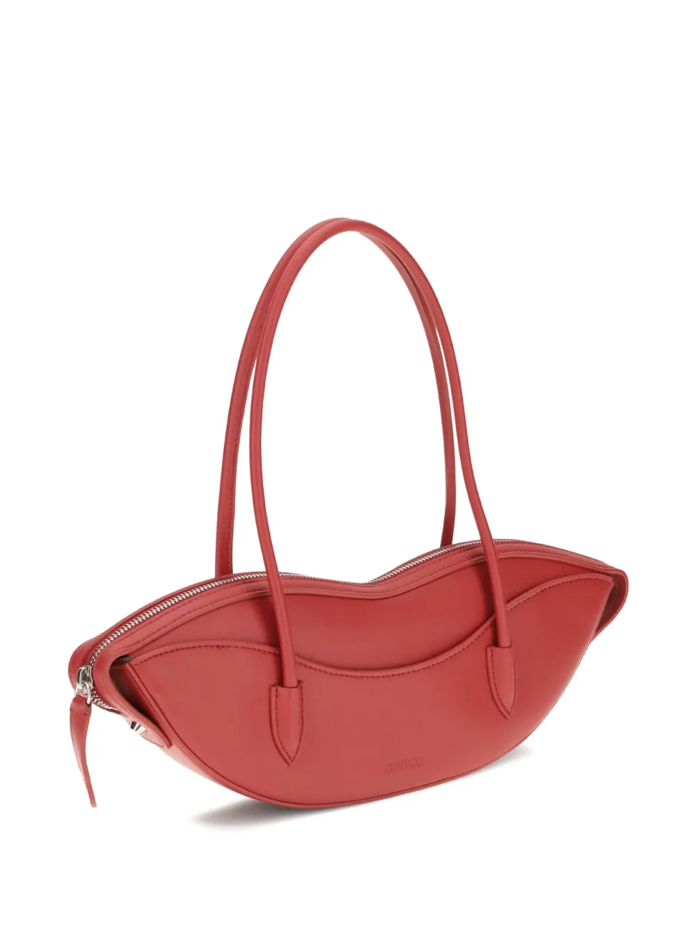 Fiorucci Lips Zip Tote Bag In Red