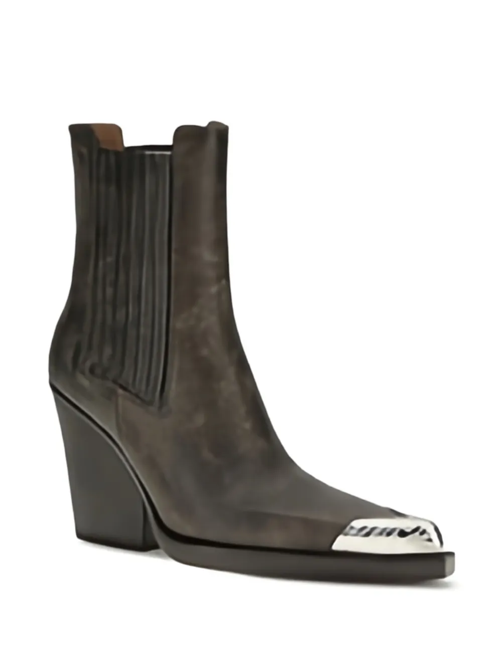 Paris Texas 100mm Dallas Cowboy Boots In Gray