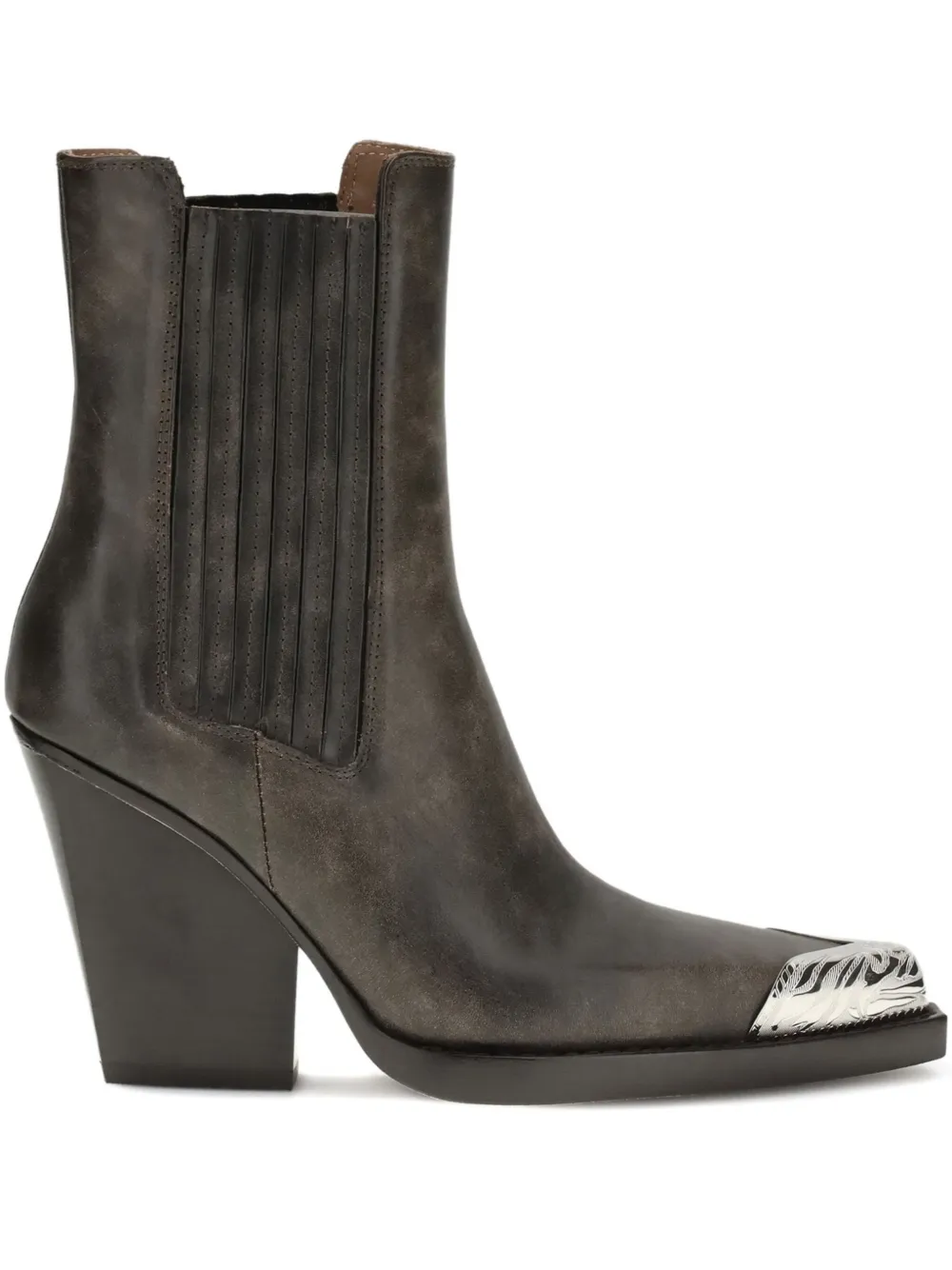 Paris Texas 100mm Dallas Cowboy Boots In Gray