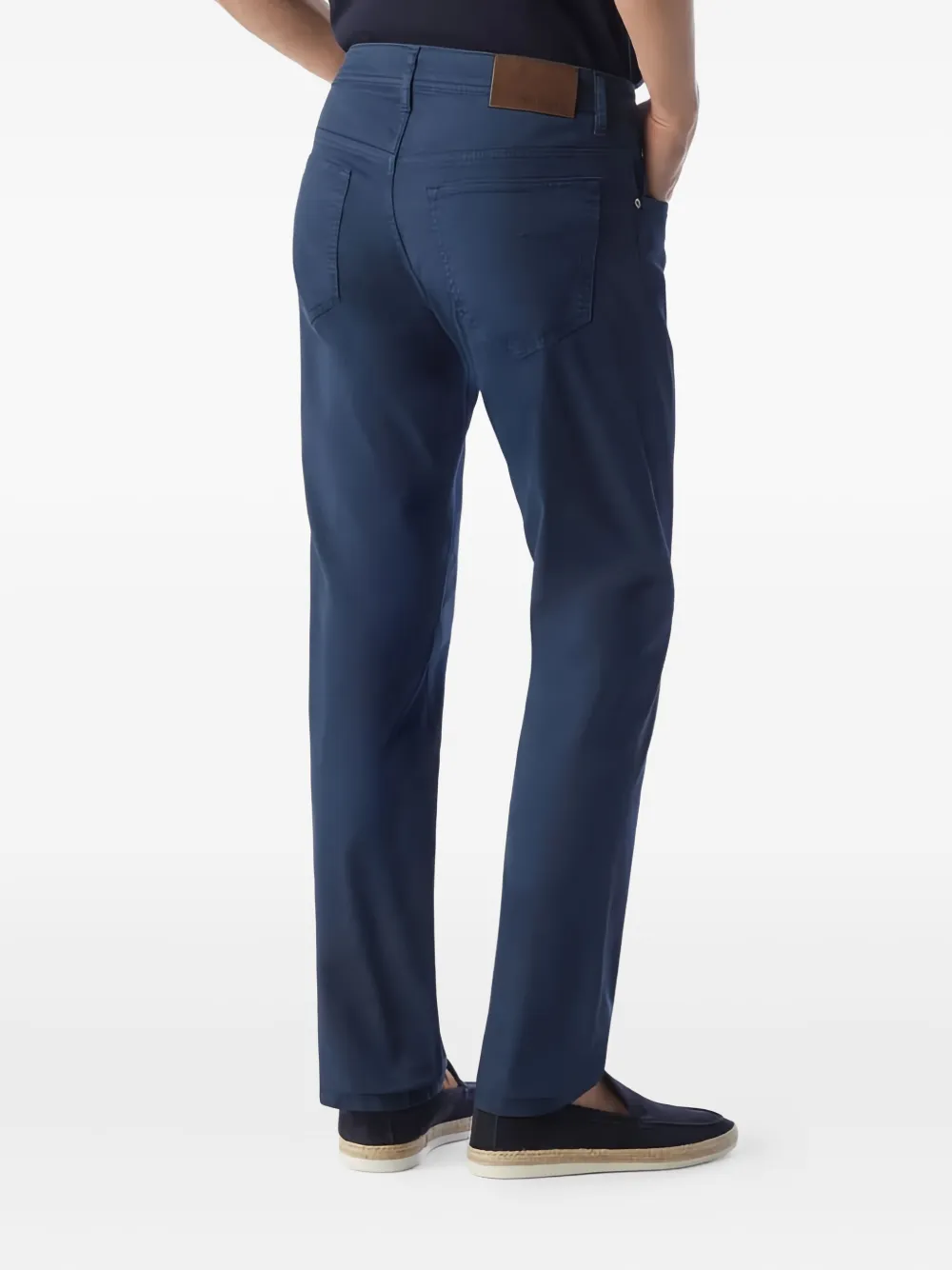 Corneliani Gabardine broek Blauw