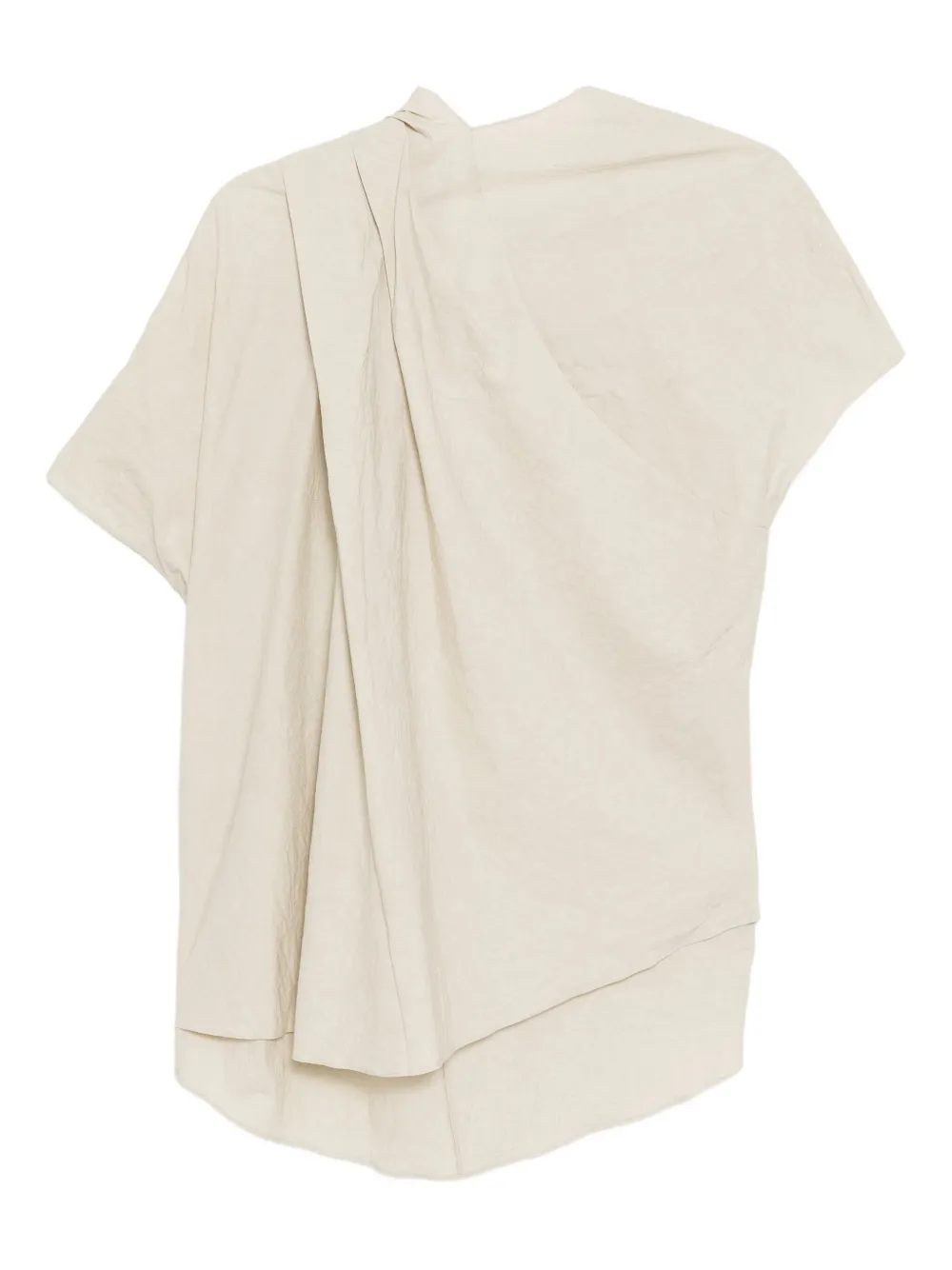Lauren Manoogian Gedraaide top - Beige