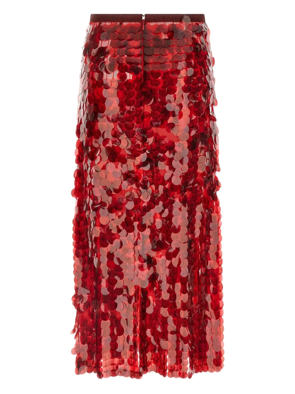 Fabiana Filippi sequin maxi skirt - Rood