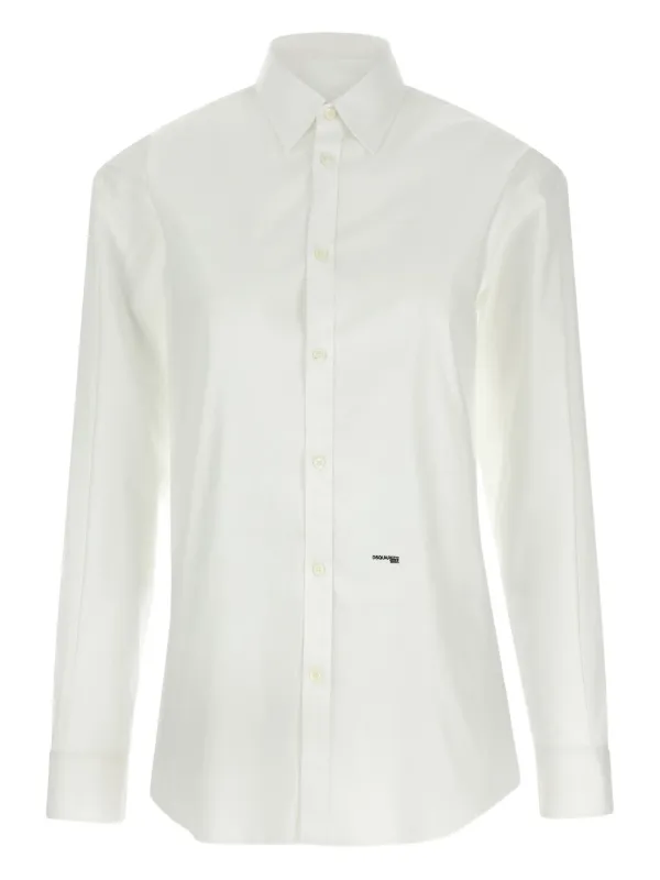 DSQUARED2 ホワイトシャツ DSQUARED2 x Better cut-out Shirt | White | FARFETCH