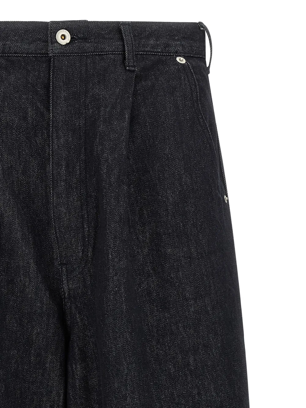 Comme Des Garçons Homme Deux Garment-dyed Jeans In Black