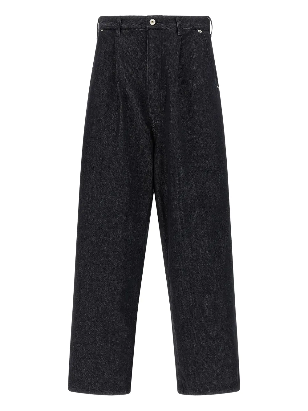 Comme Des Garçons Homme Deux Garment-dyed Jeans In Black