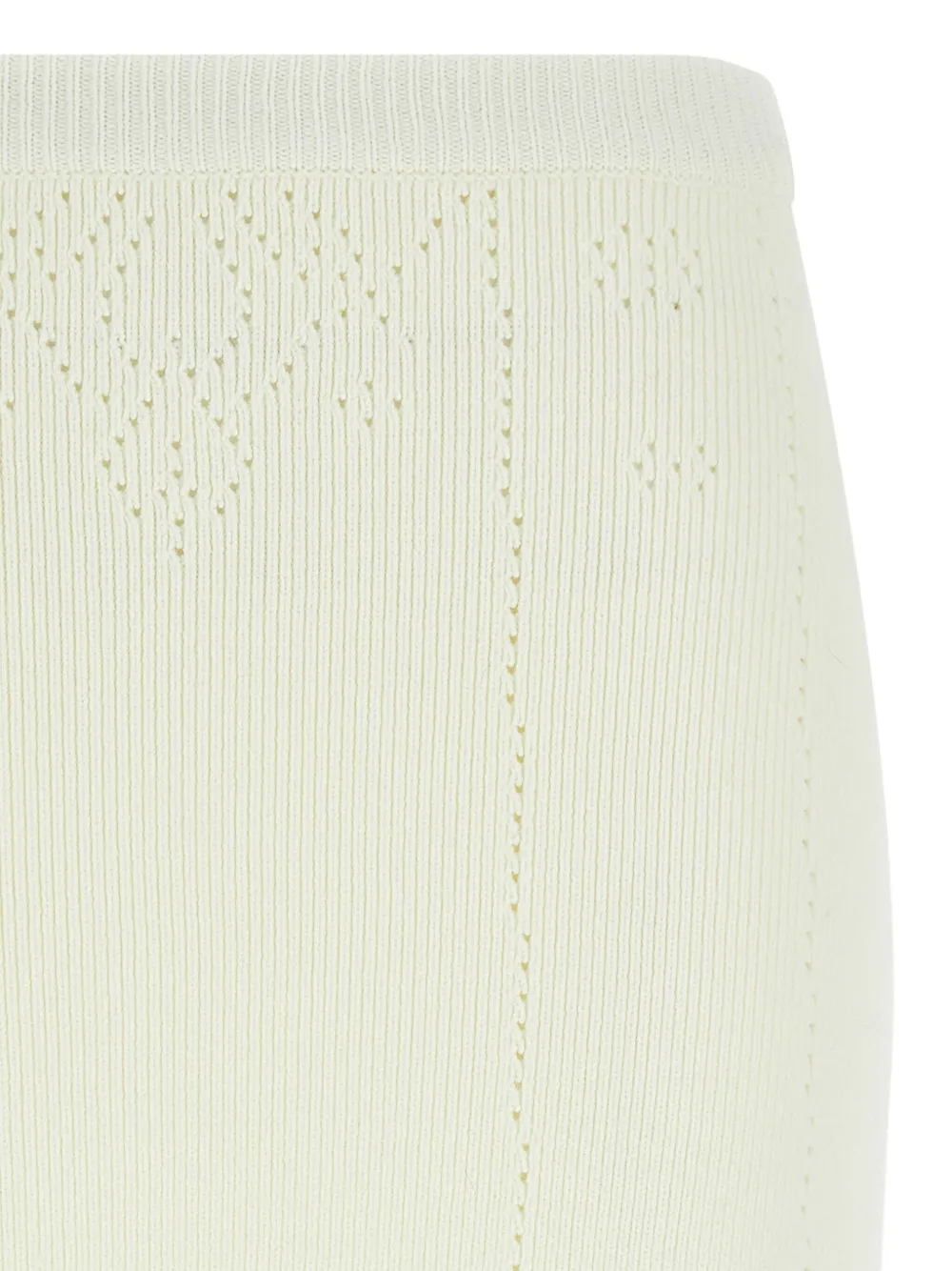 TWINSET Mini-rok met pointelle-detail Beige