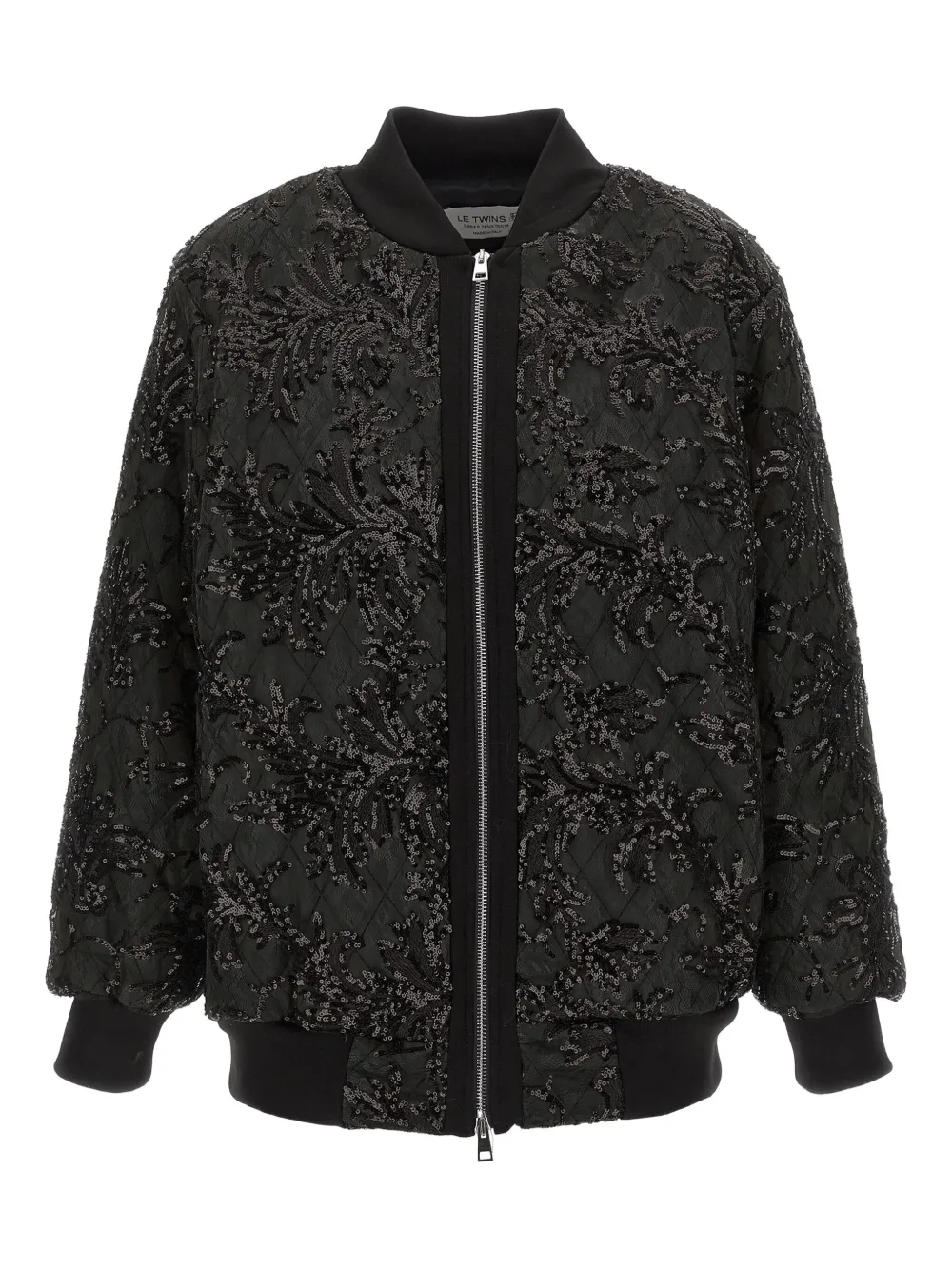 Le Twins Belluno Bomber Jacket In Black