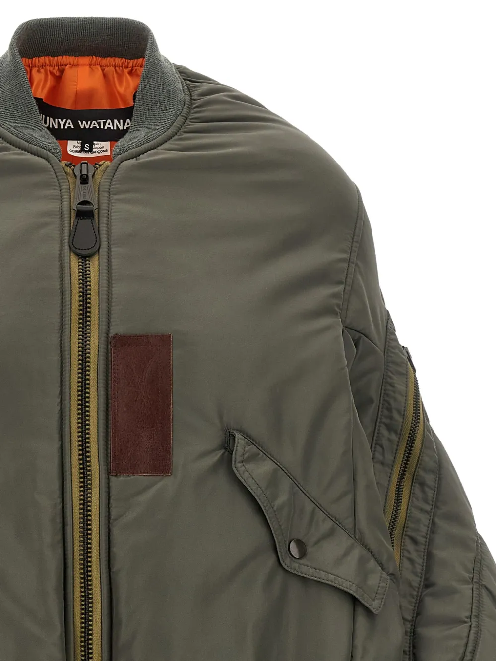 Junya Watanabe Zippered Long-sleeved Casual Jacket In Green