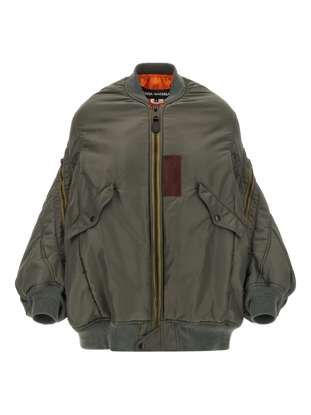 Junya Watanabe Padded Bomber Jacket In Green