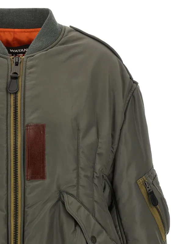 Junya Watanabe Padded Bomber Jacket | Green | FARFETCH