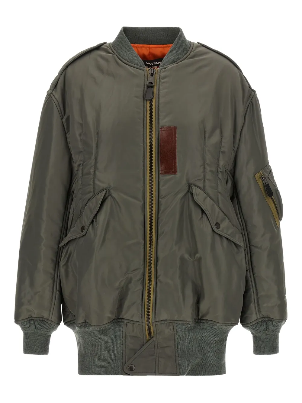 Junya Watanabe Zippered Long-sleeved Casual Jacket In Green