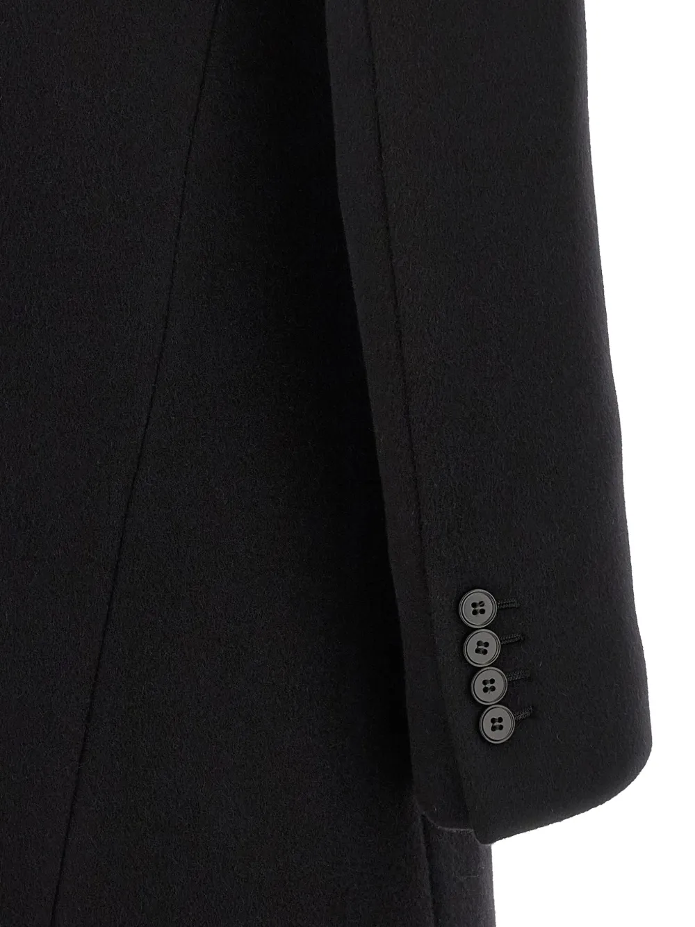 Alexander McQueen Jas met enkele rij knopen Zwart