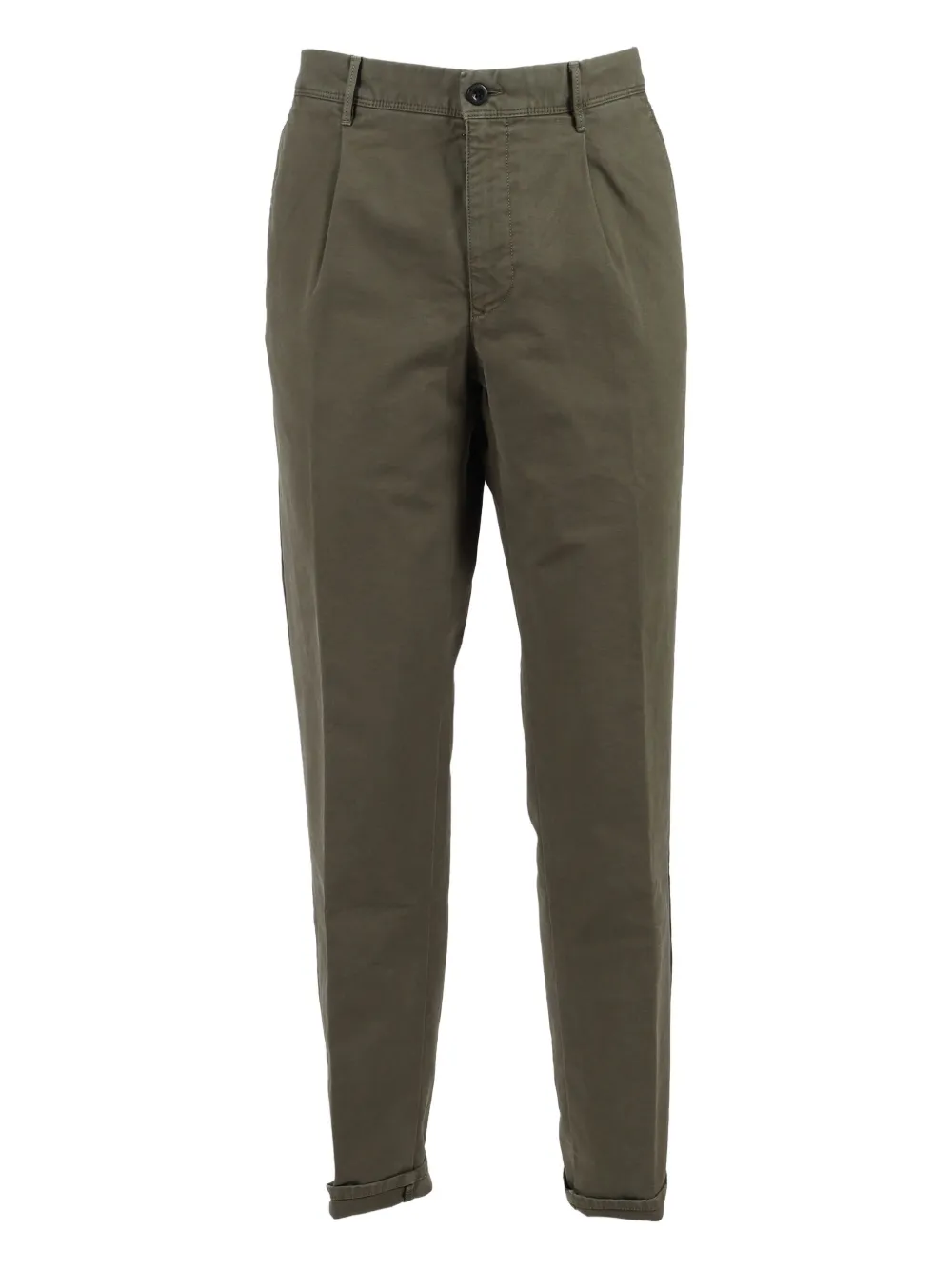 Incotex pleated trousers | Green | Image 1