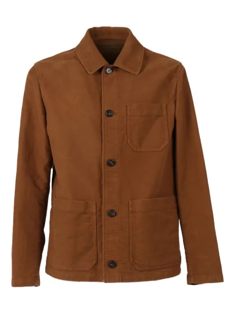 Incotex patch-pocket overshirt