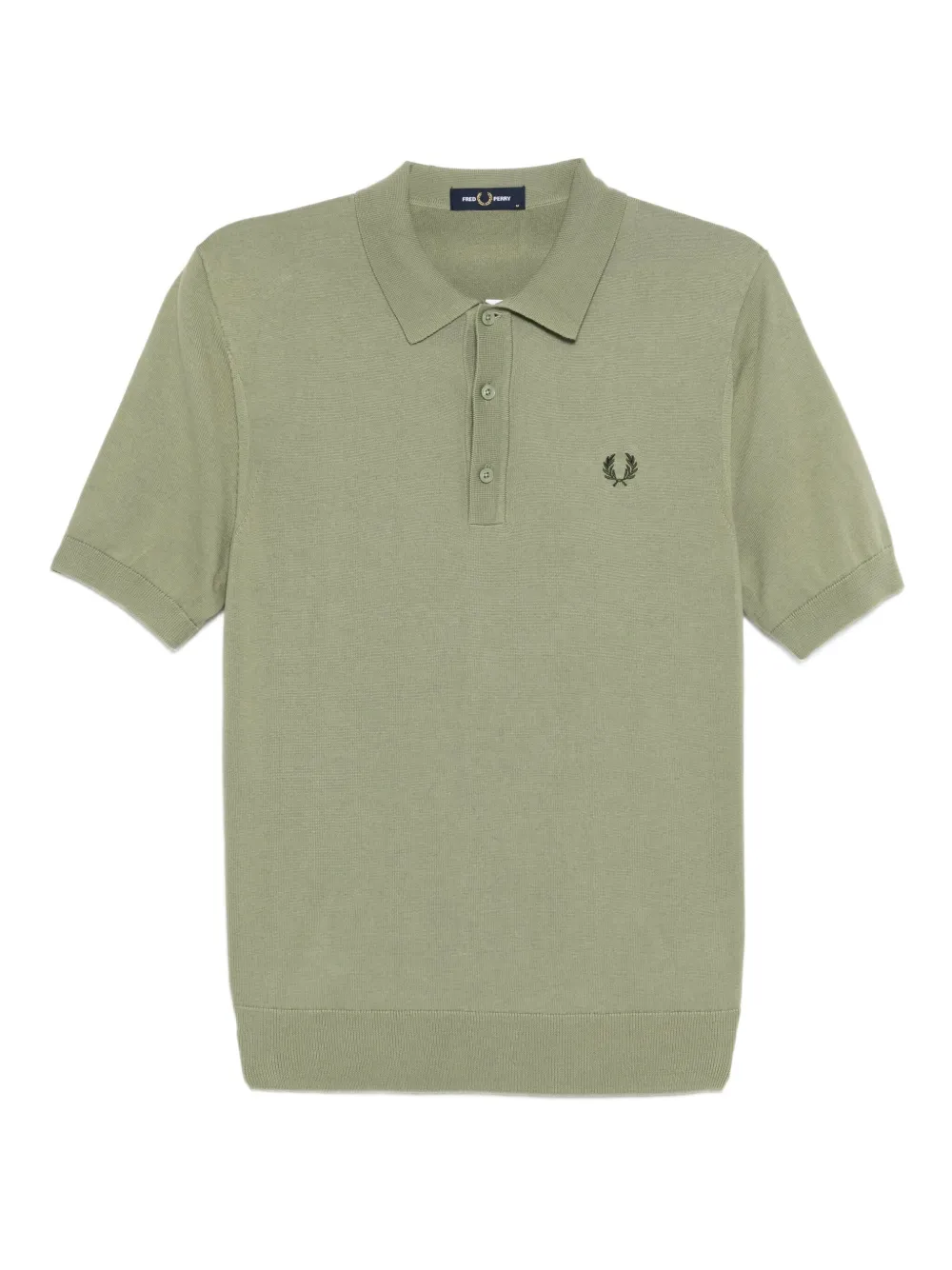 Fred Perry Logo-embroidered Polo Shirt In Green