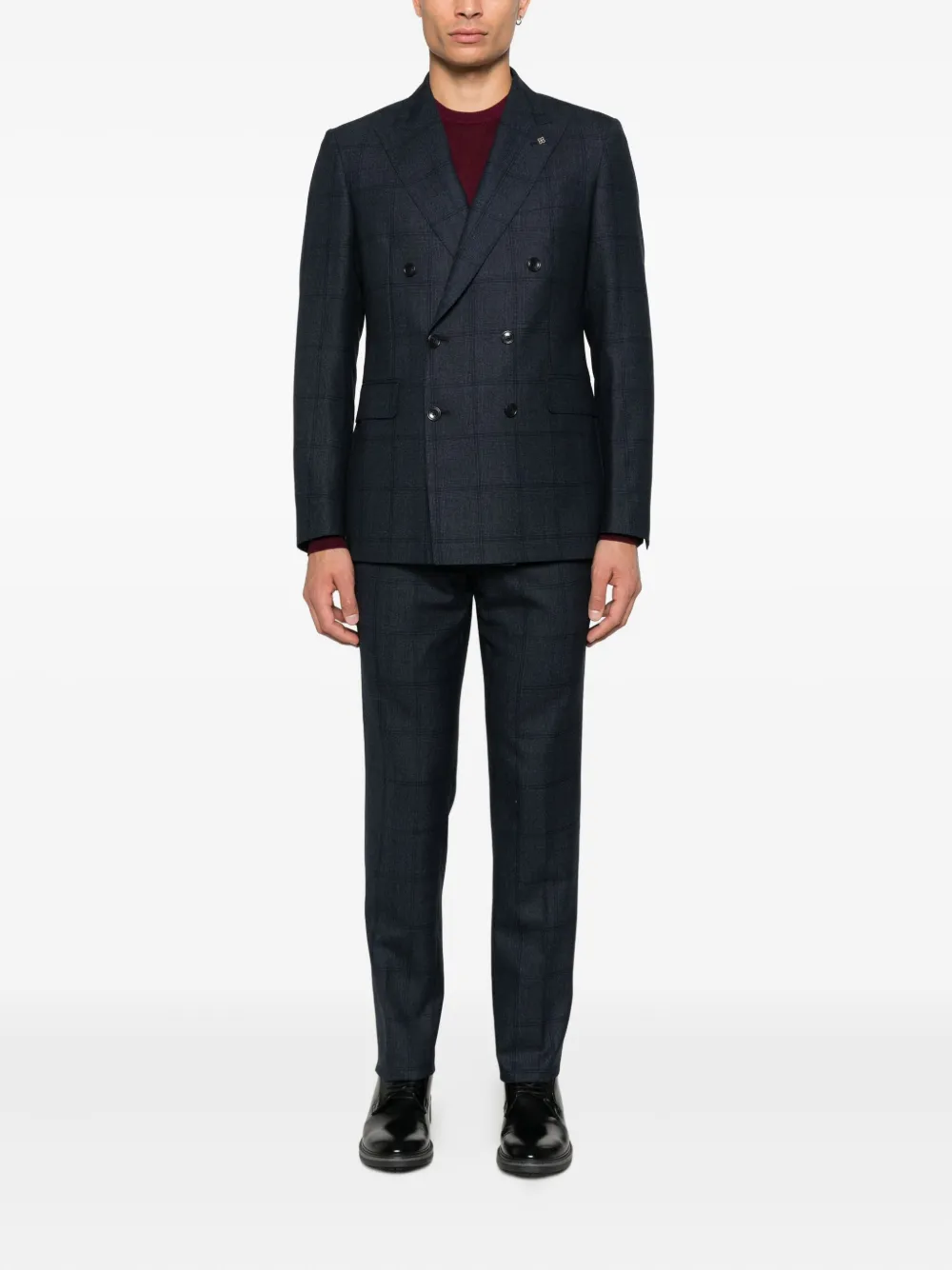 Tagliatore traje con doble botonadura y motivo de cuadros | Trajes con doble botonadura | Image 2