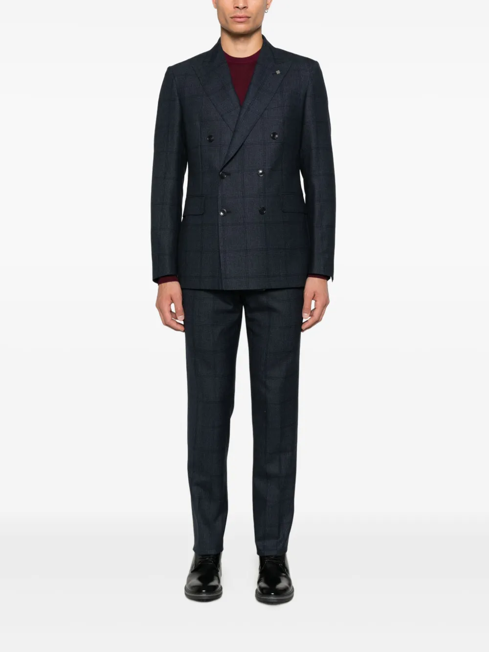 Tagliatore checked double-breasted suit | Double  Breasted Suits | Image 2