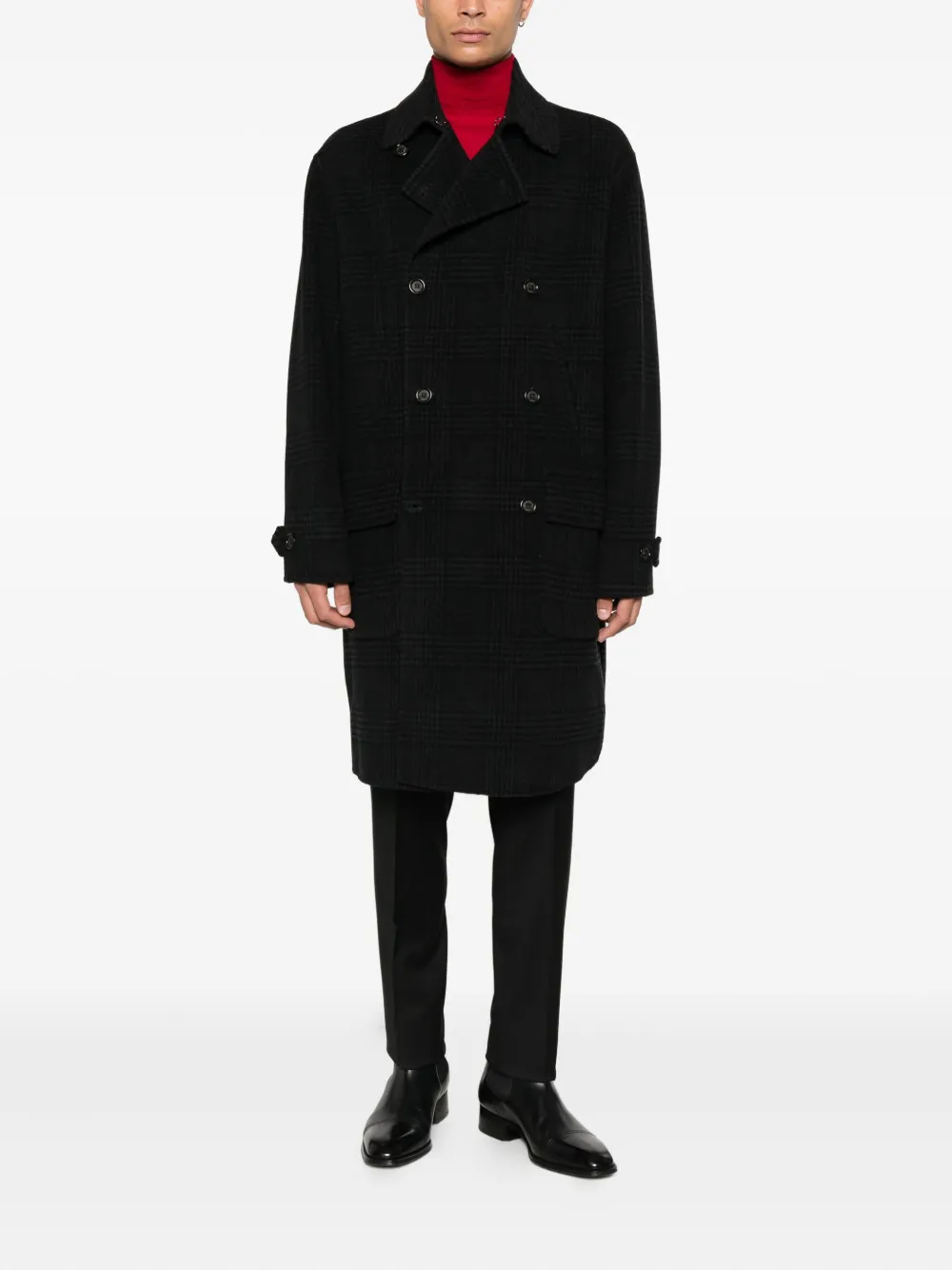 Paolo Pecora checkered coat | Double Breasted Coats | Image 2