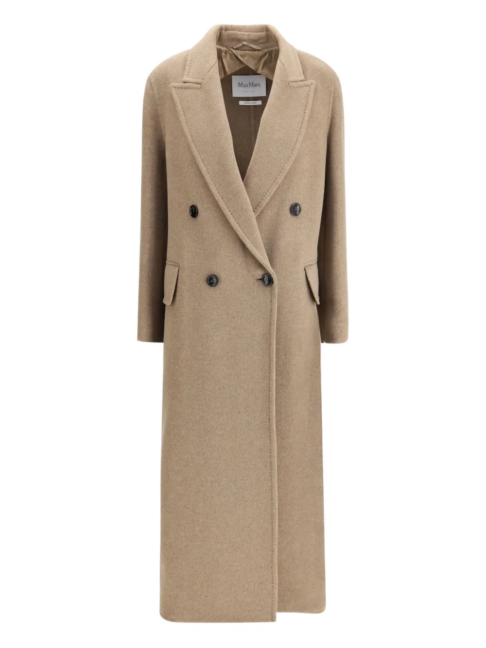 Max Mara abrigo drapeado con doble botonadura | neutro | Image 1