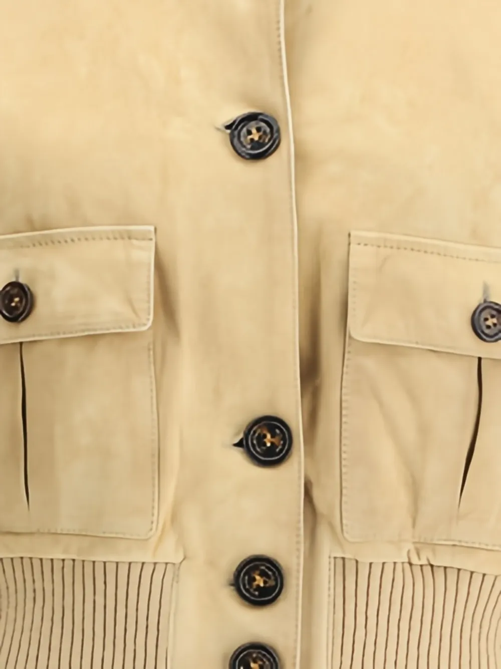Valstar Ino Suede Jacket In Gold