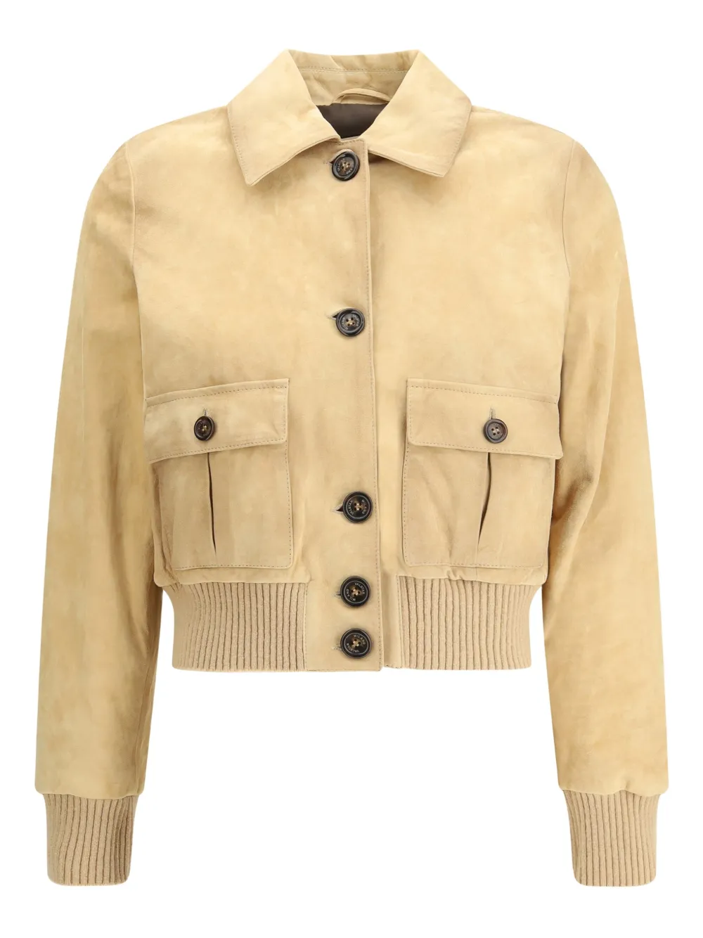 Valstar Ino Suede Jacket In Gold