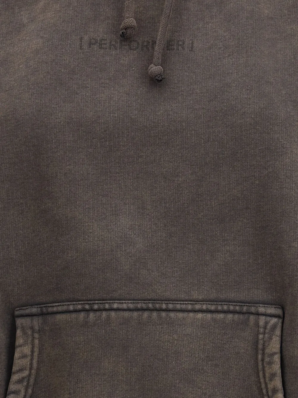  Alainpaul Sudadera Fruncida Con Capucha - Gris 