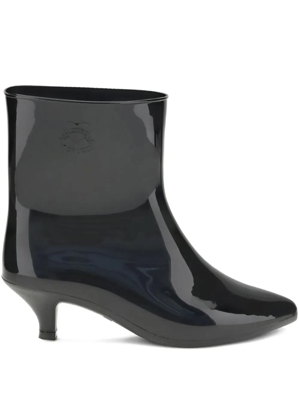 Fiorucci Love Rubber Ankle Boots In Black