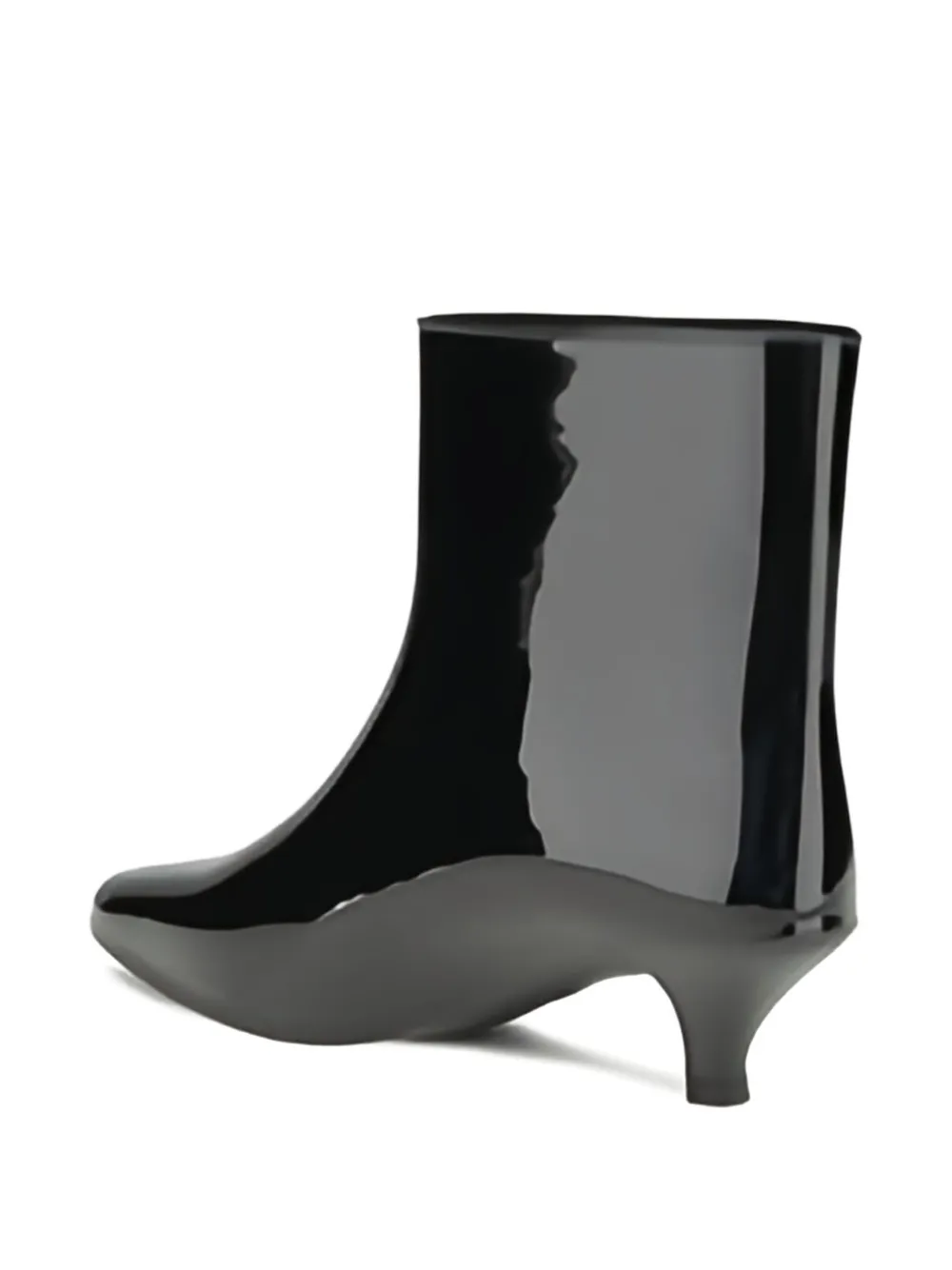 Fiorucci Love Rubber Ankle Boots In Black