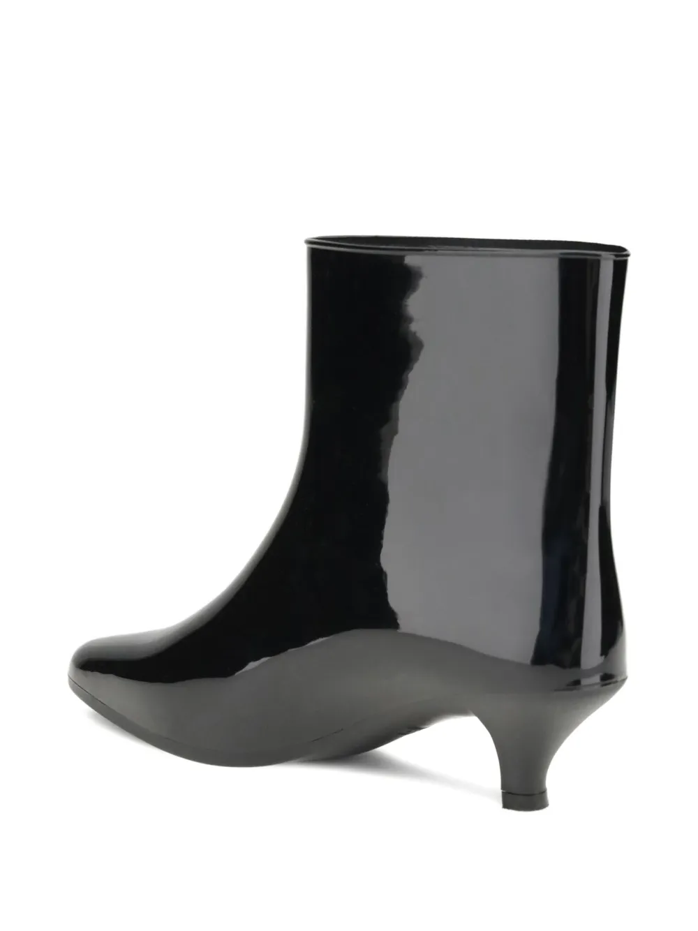 Fiorucci Love Rubber Ankle Boots In Black