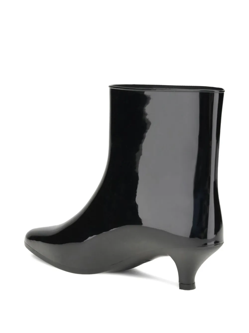 Fiorucci Love Rubber Ankle Boots In Black