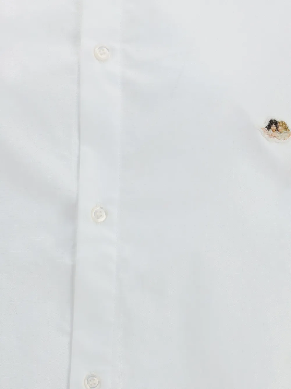 Fiorucci Iconic Angels Patch Shirt In White