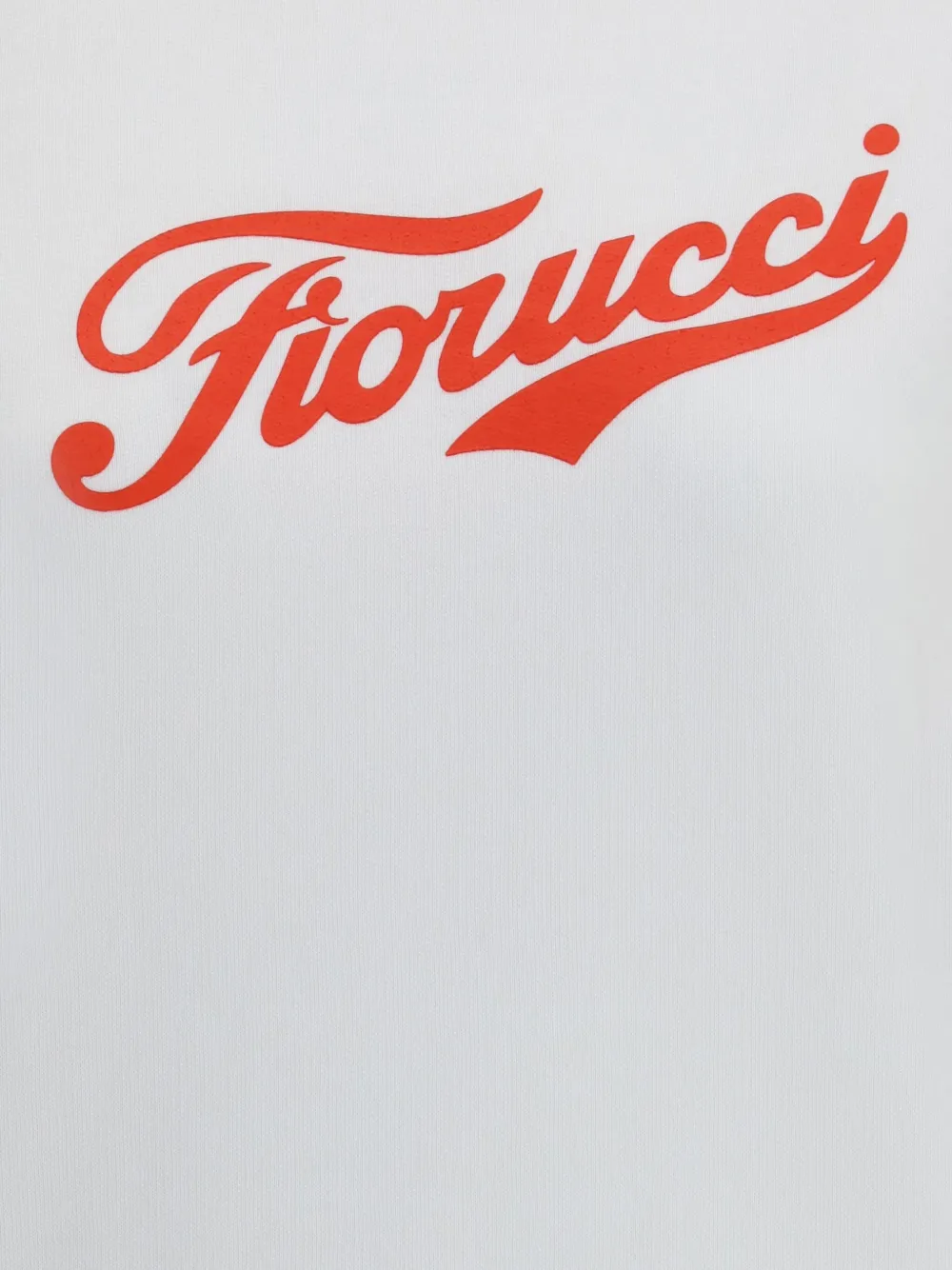 Fiorucci Varsity Logo Regular Sweatshirt In White