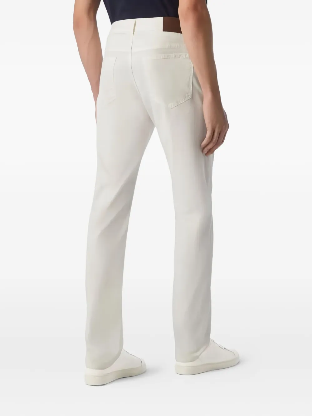 Corneliani Geverfde jeans Wit