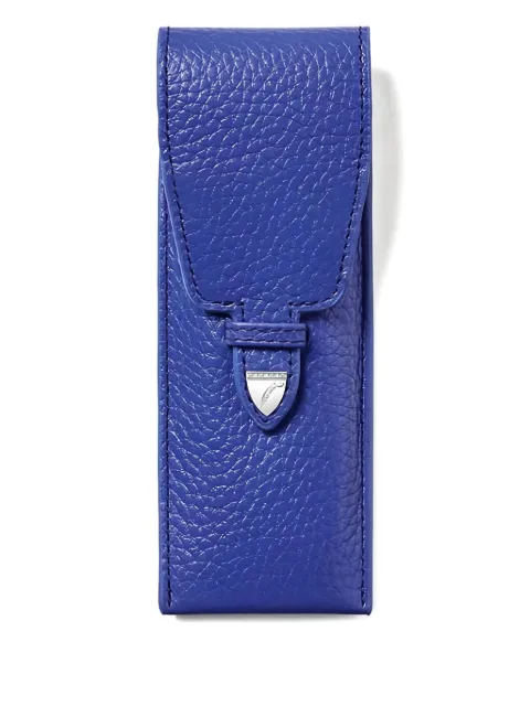 Aspinal Of London textured pen case (16cm x 3.8cm)