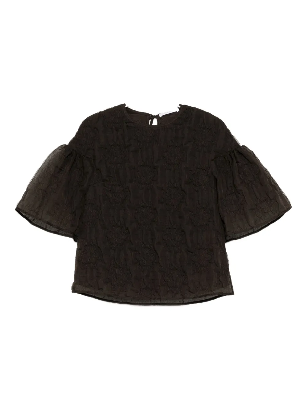 Cecilie Bahnsen Bryndis top | Brown | Image 1