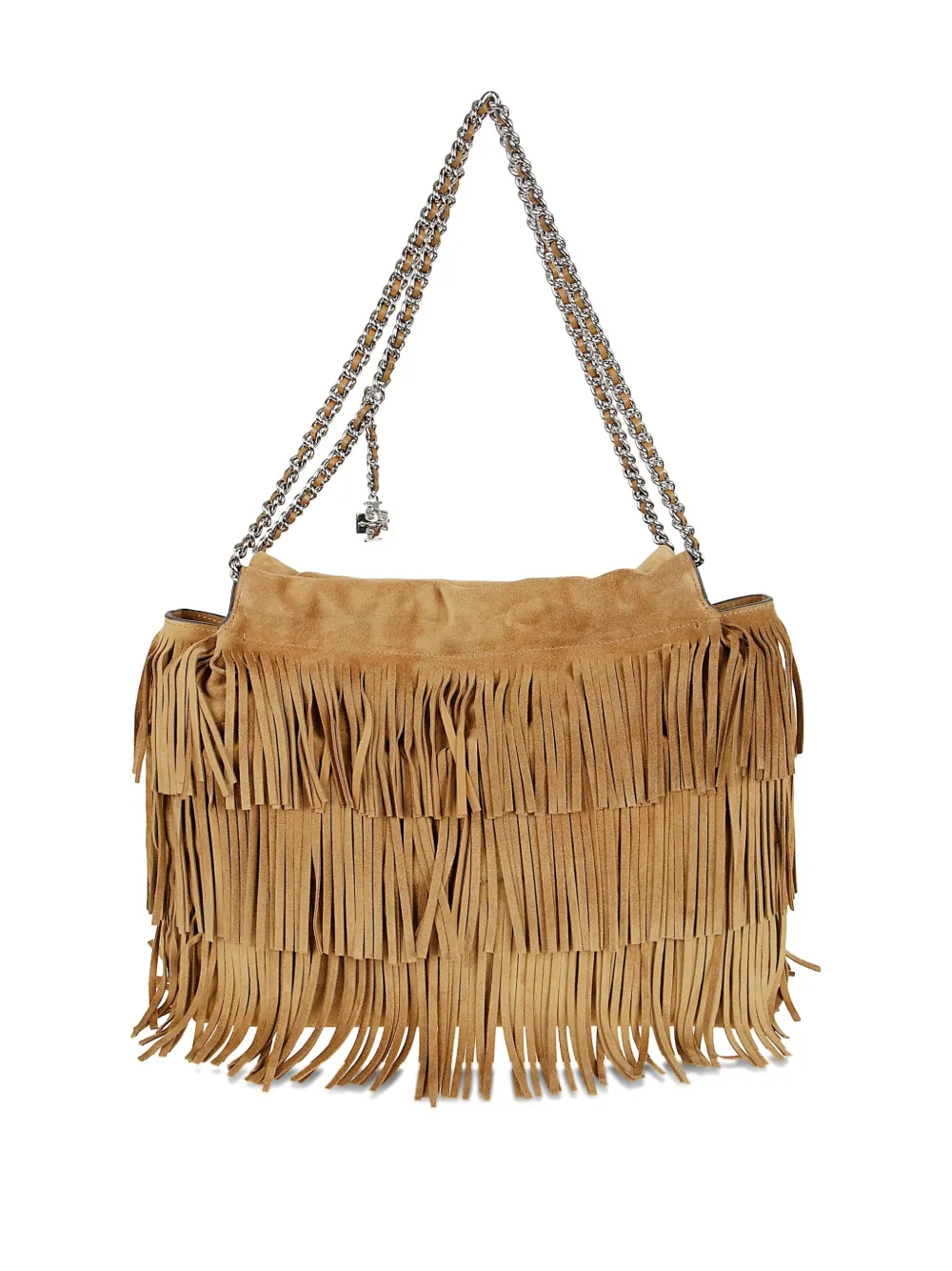 Tory Burch Fleming fringed tote bag - Bruin